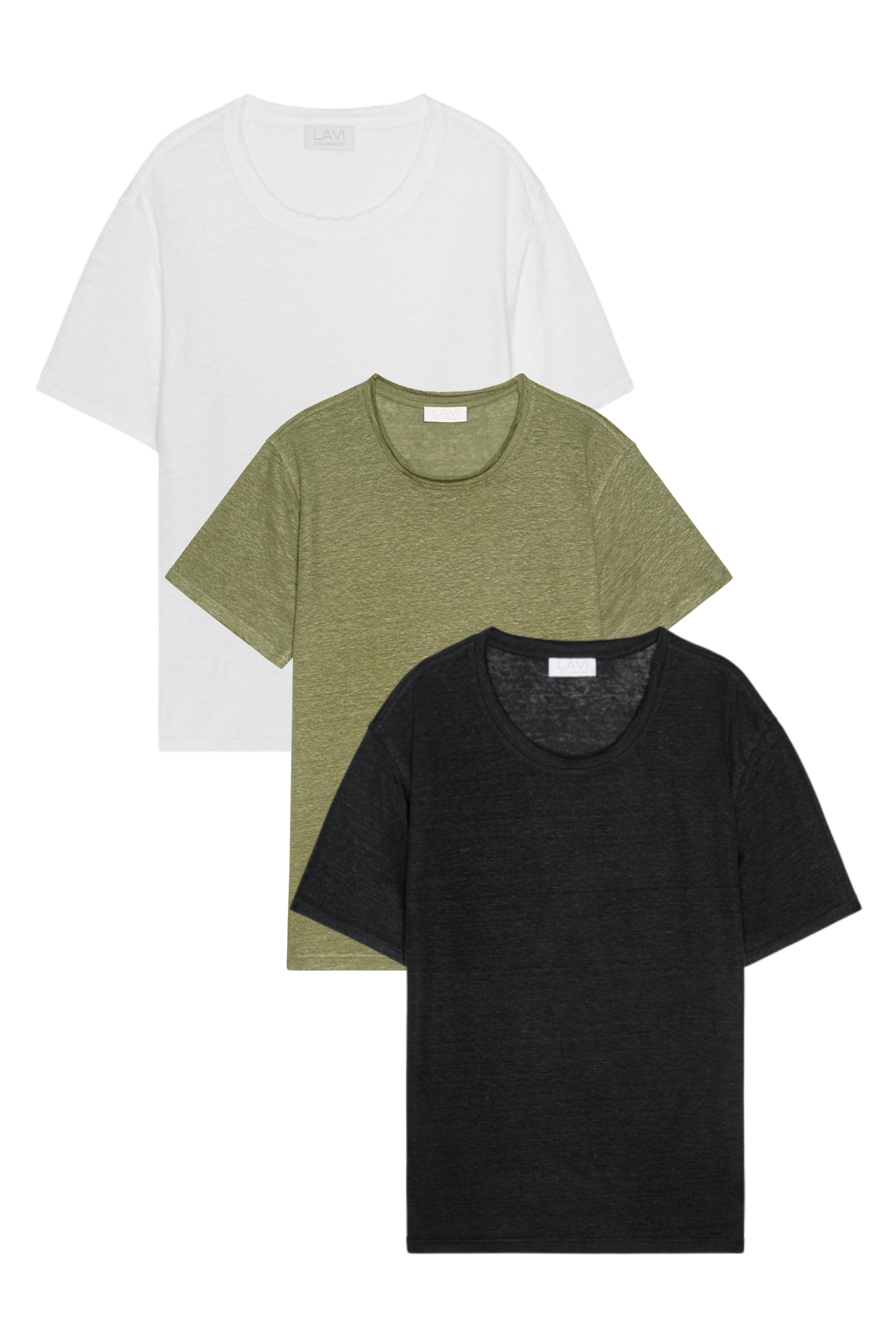 The Linen T-Shirt : The Team's 3-Pack