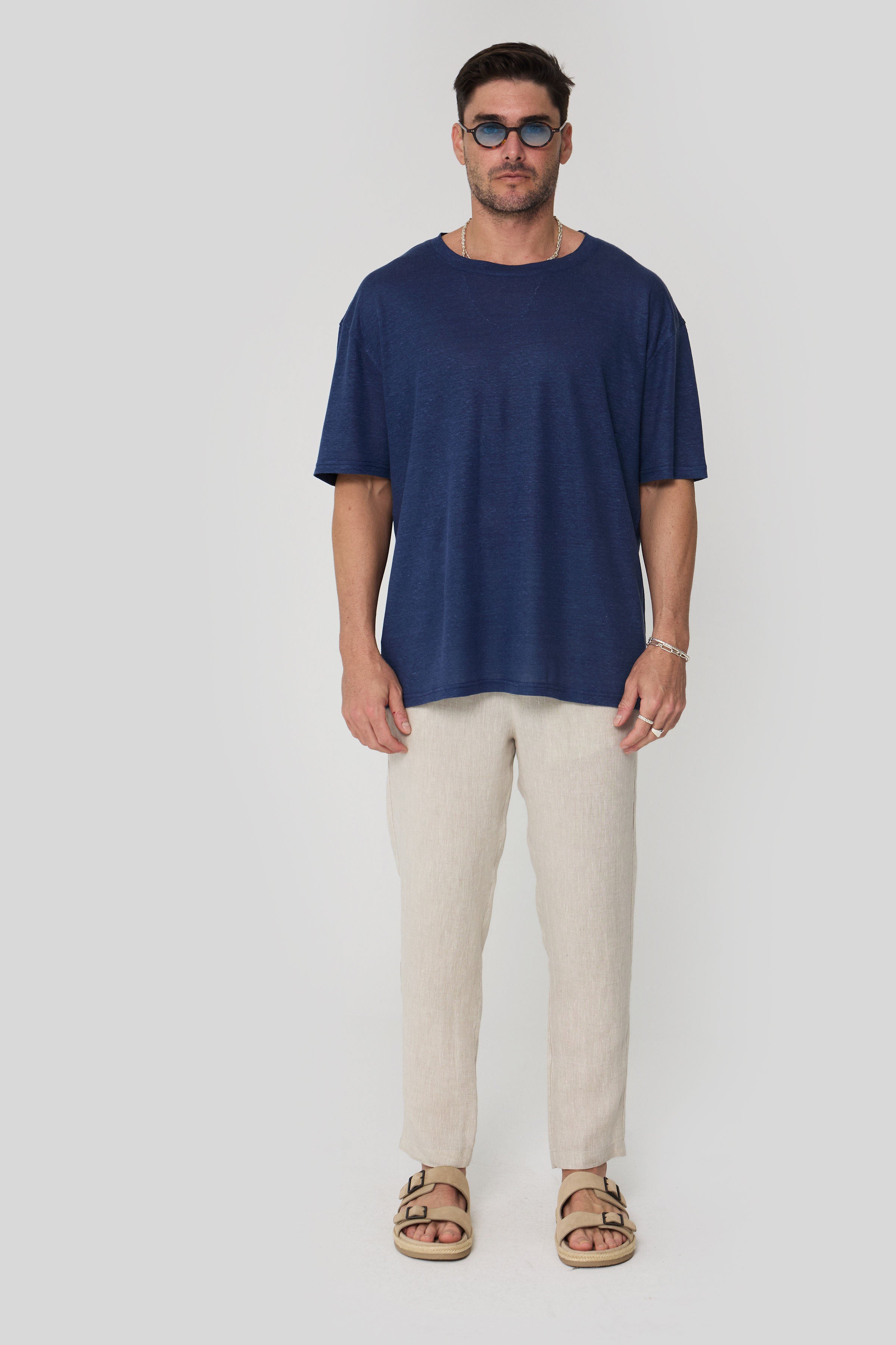 The Linen T-Shirt Oversized: The Team's 3-Pack