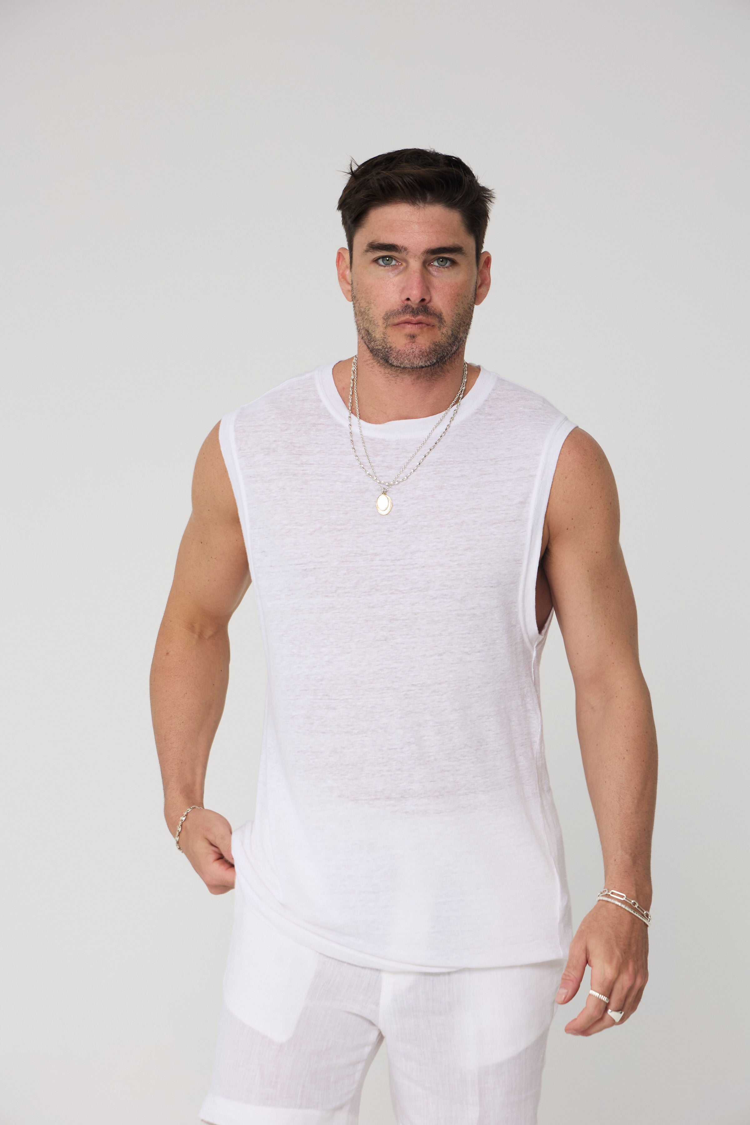 The Melrose Tank Top: Neutrals 3-Pack