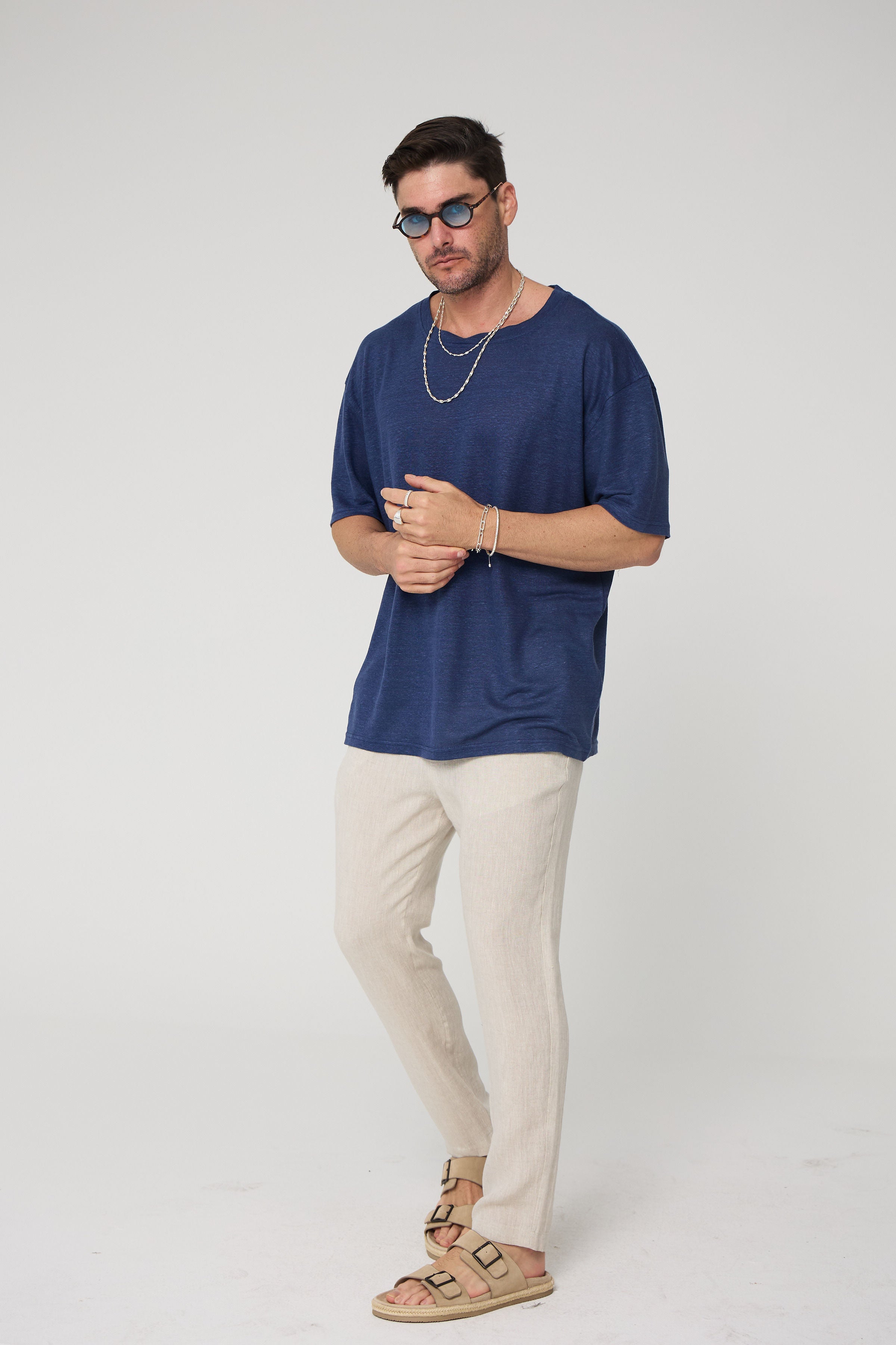 The Linen T-Shirt Oversized: The Team's 3-Pack