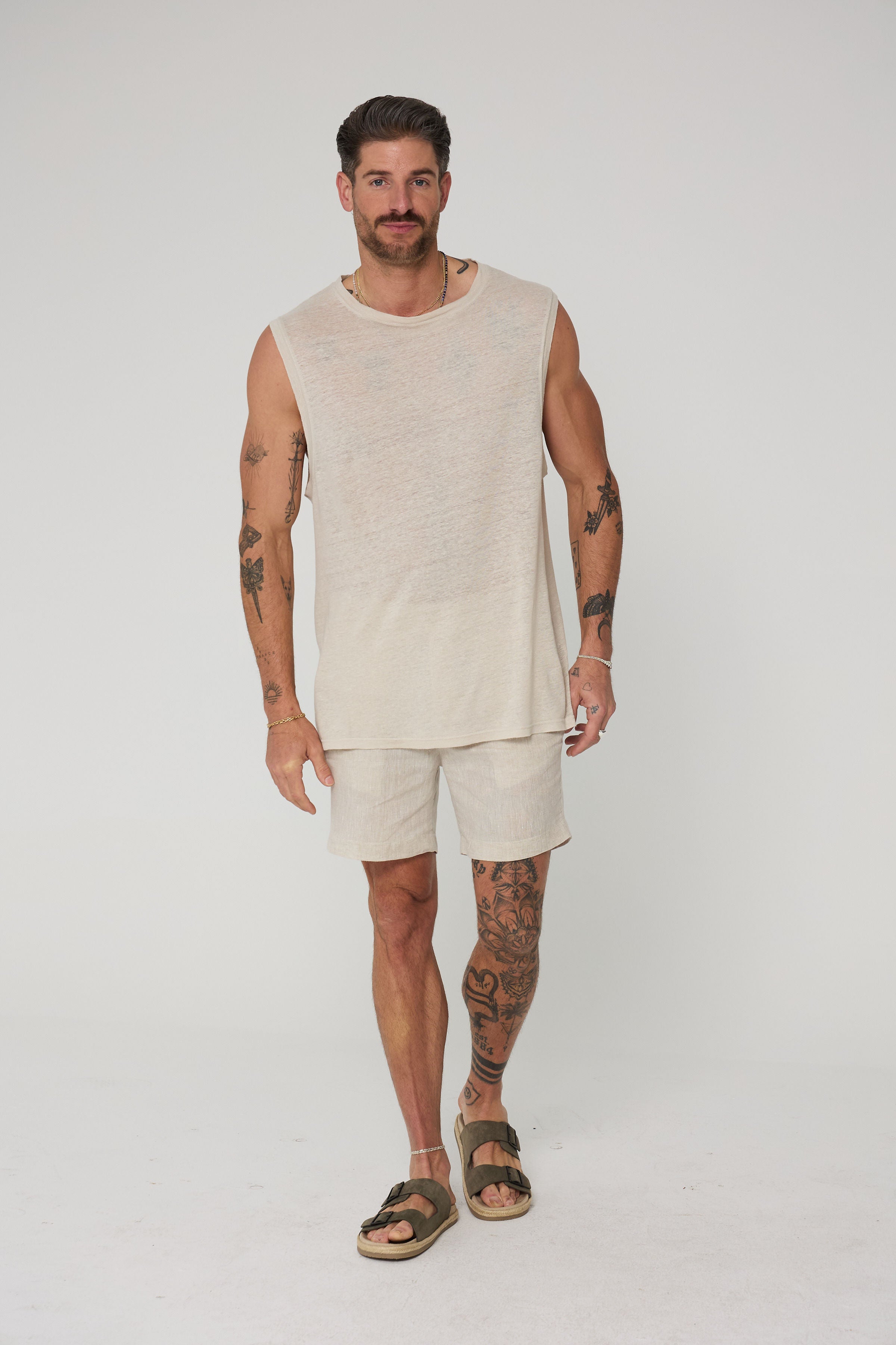 The Melrose Tank Top: Neutrals 3-Pack