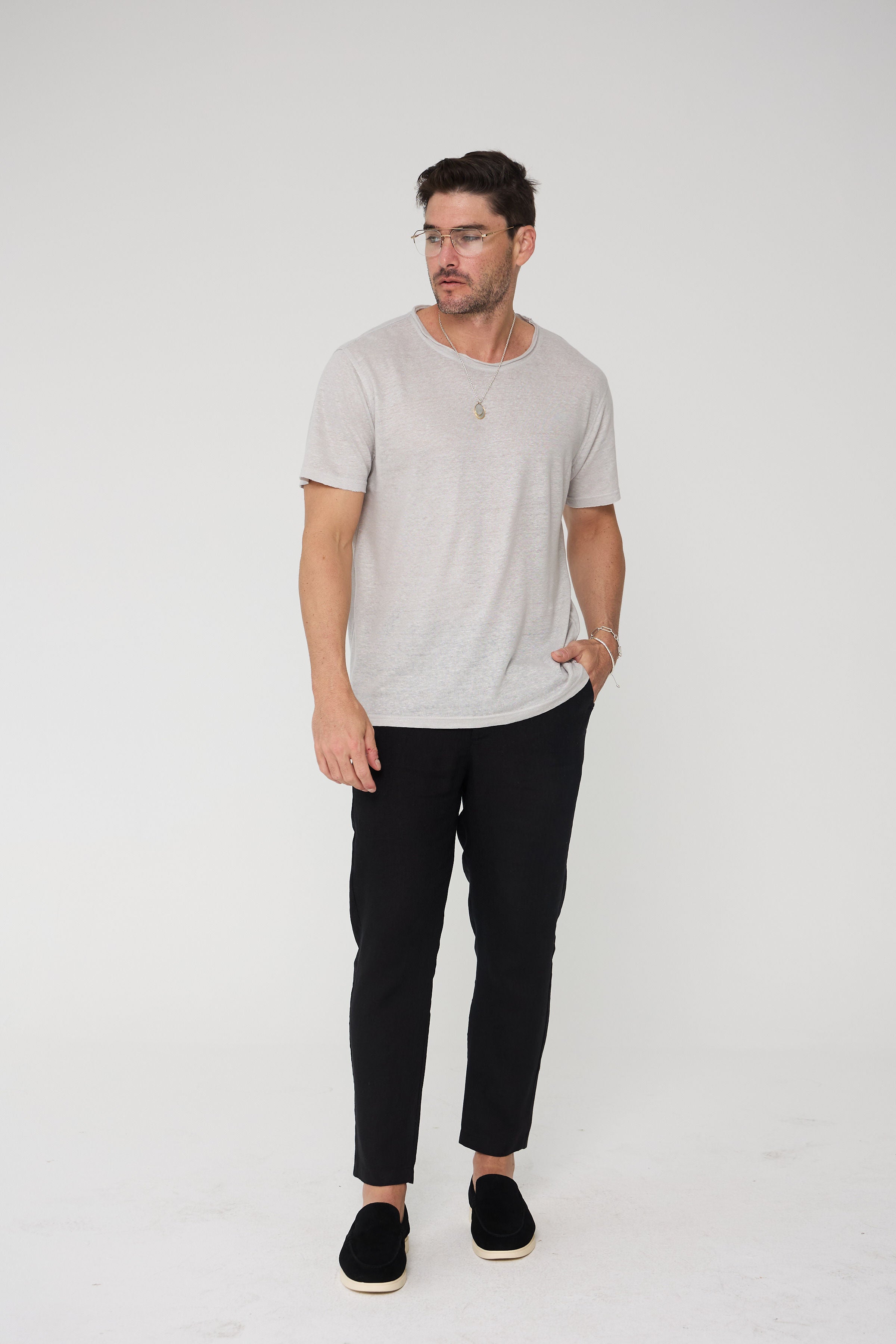 The Linen T-Shirt : Neutrals 3-Pack