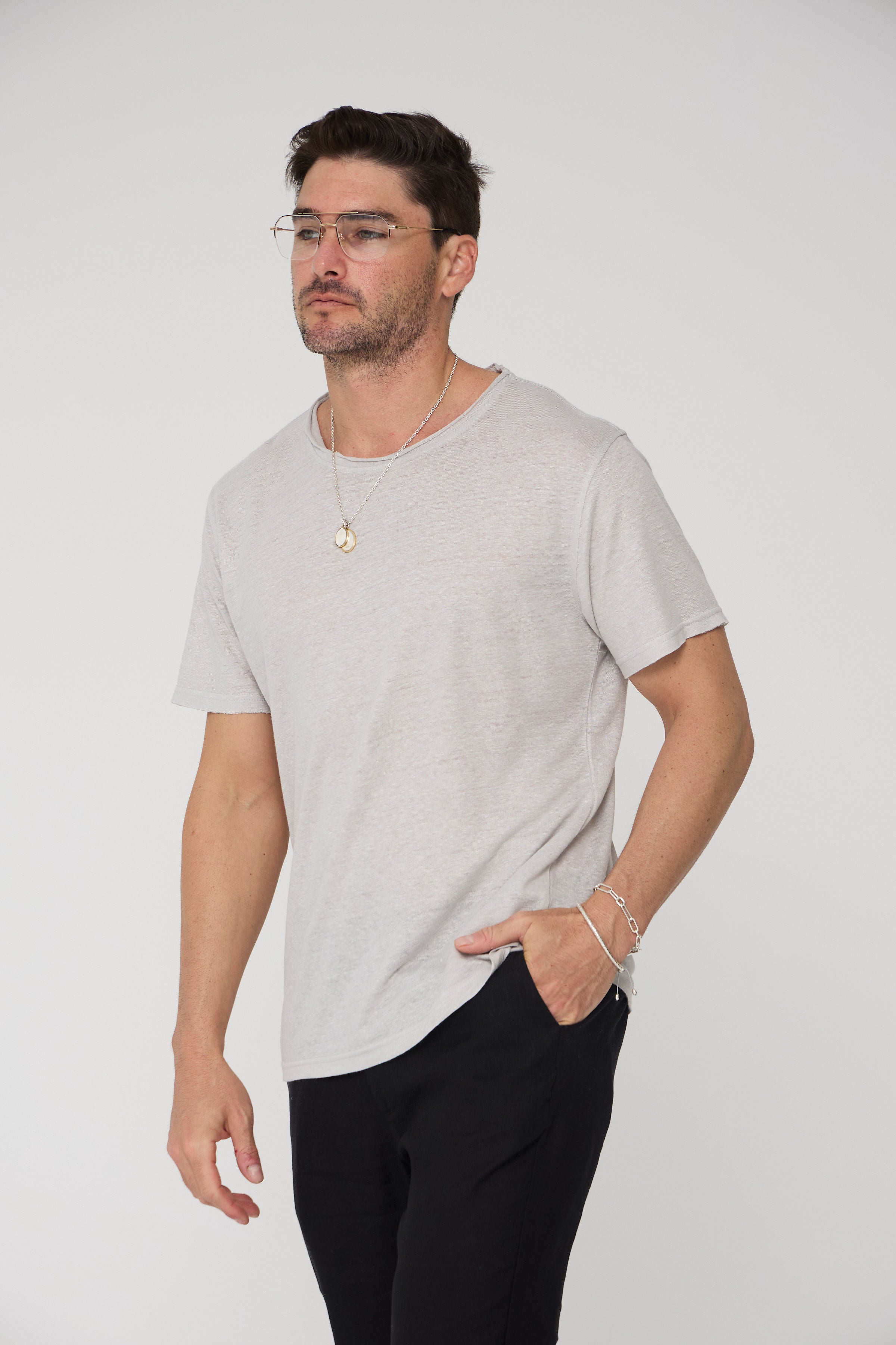 The Linen T-Shirt : Neutrals 3-Pack