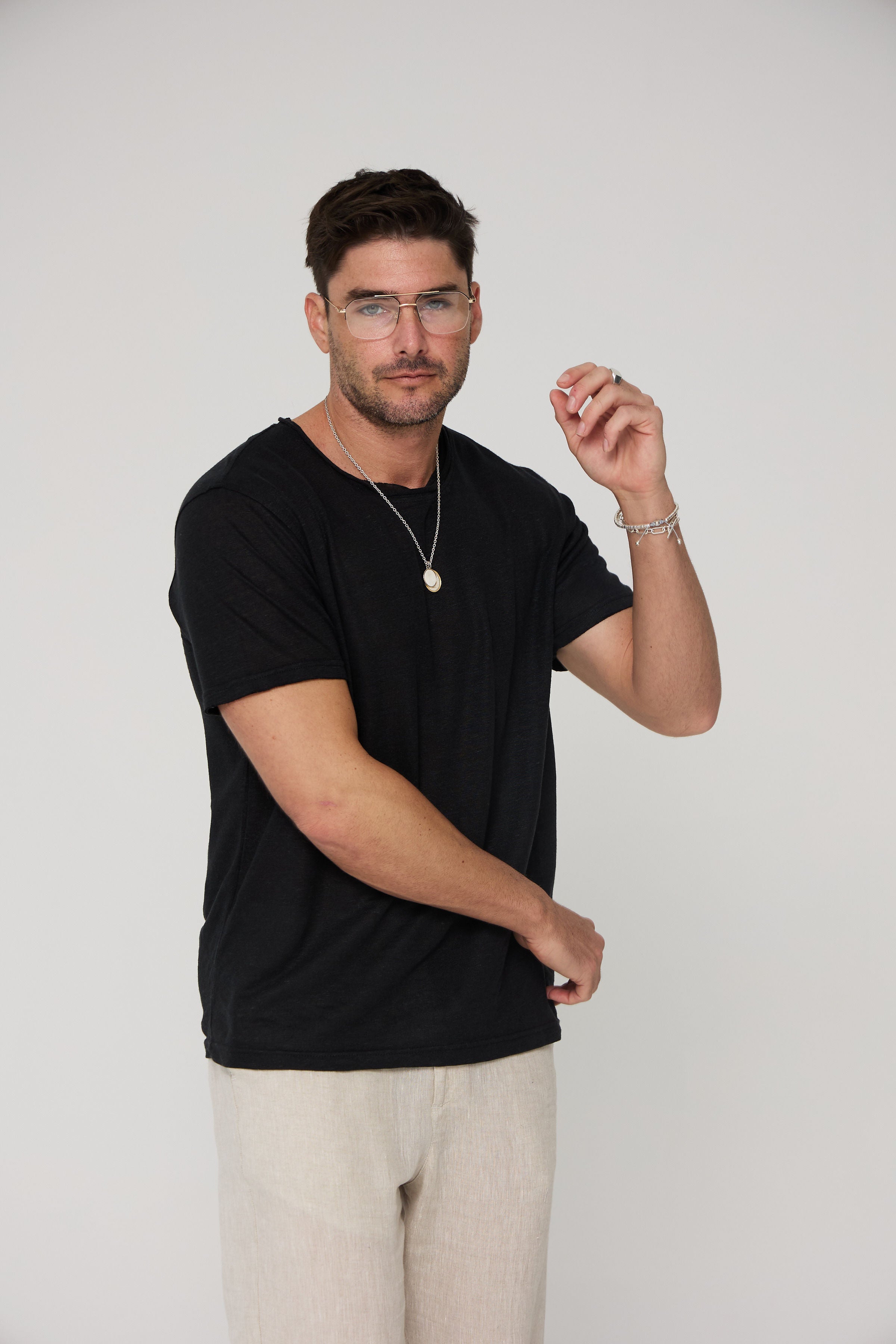 The Linen T-Shirt : Neutrals 3-Pack