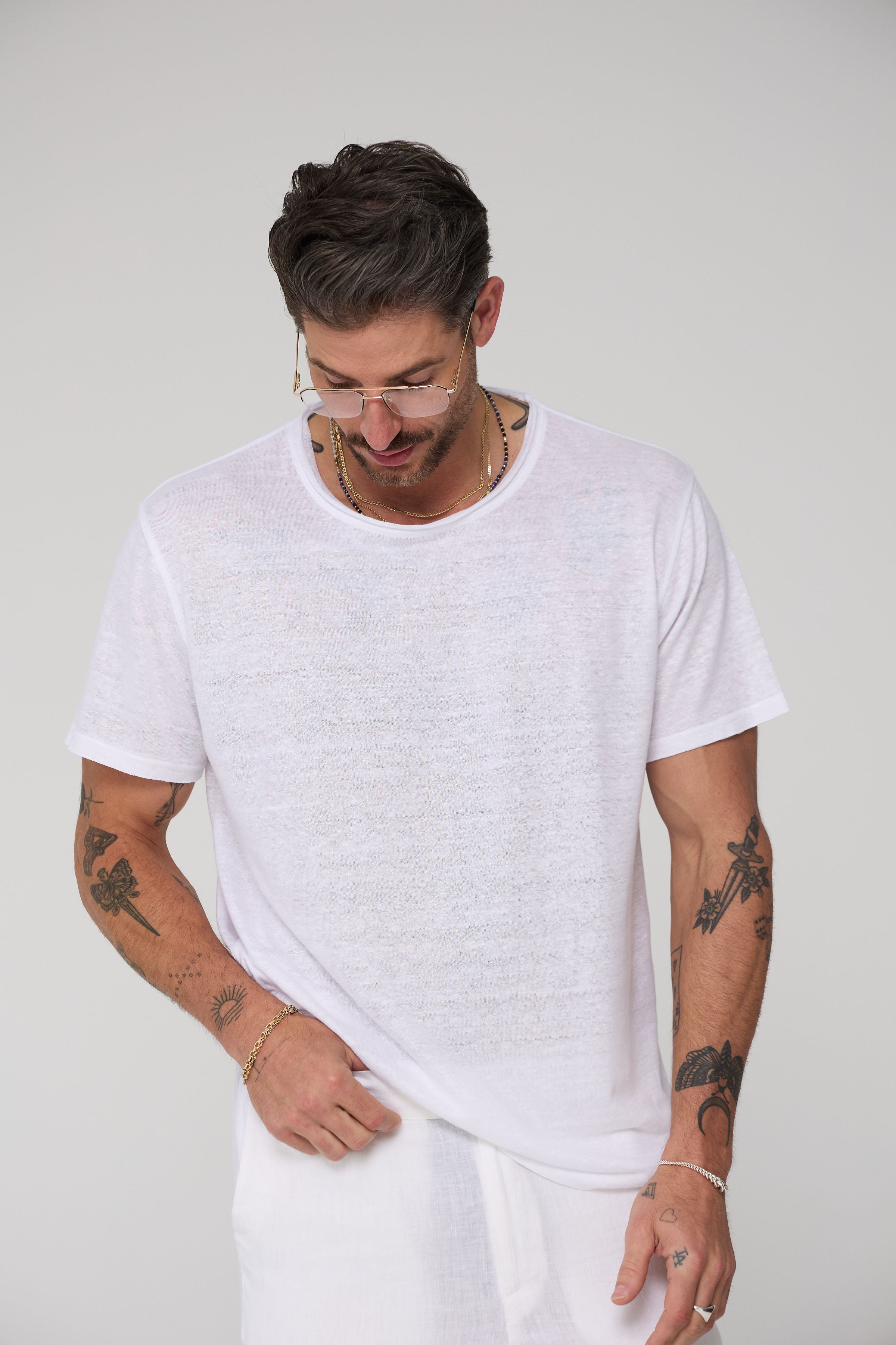The Linen T-Shirt : Neutrals 3-Pack