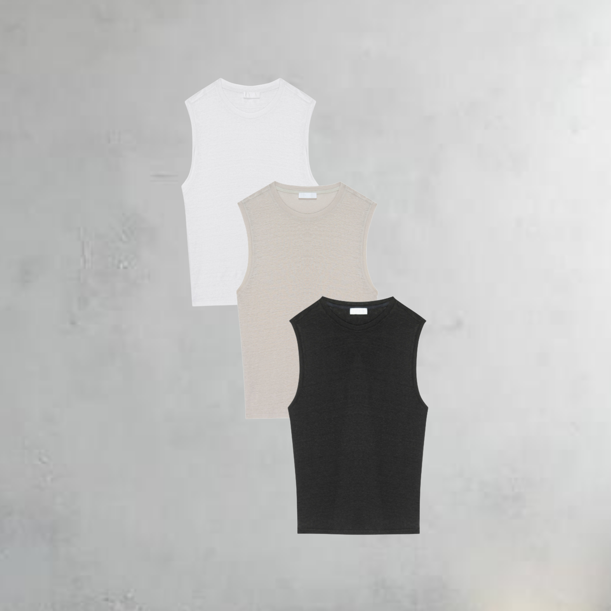 The Melrose Tank Top: Neutrals 3-Pack