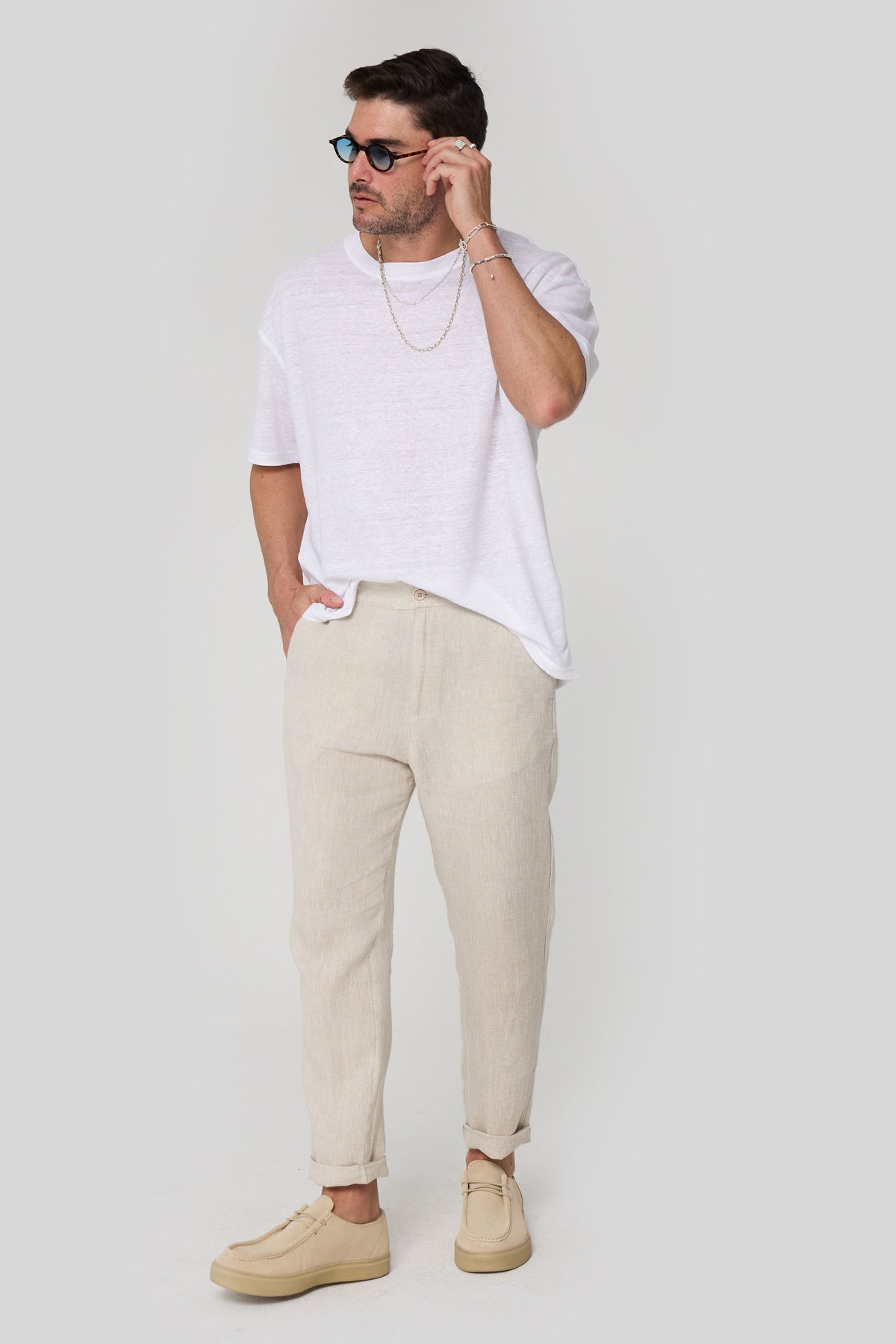 The Linen T-Shirt Oversized: The Team's 3-Pack