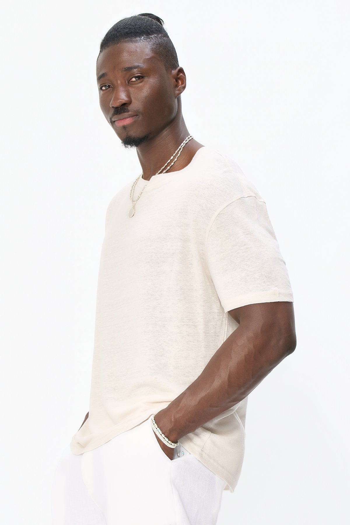 argue LINEN×COTTON PERFECT WIDE T-SHIRTS The Linen T-Shirt Oversized