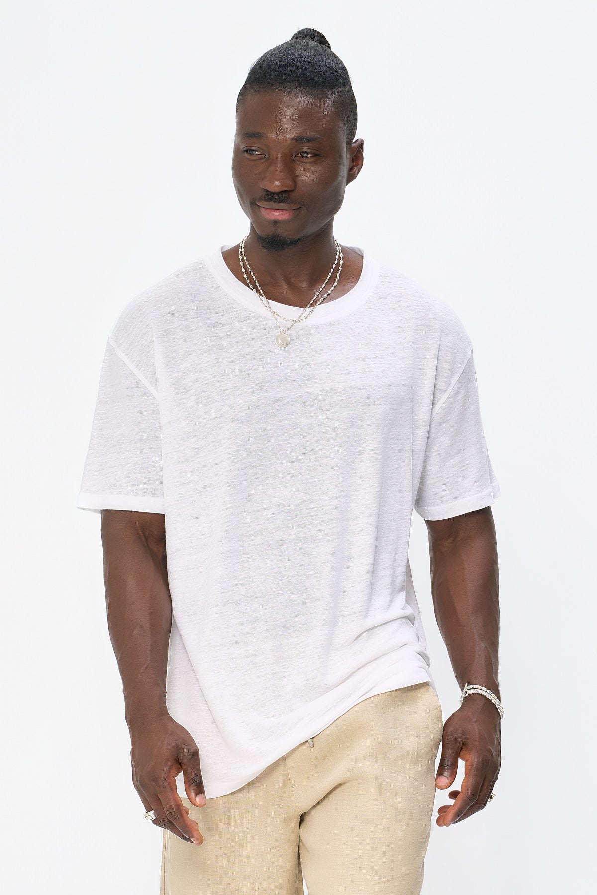 argue LINEN×COTTON PERFECT WIDE T-SHIRTS The Linen T-Shirt Oversized
