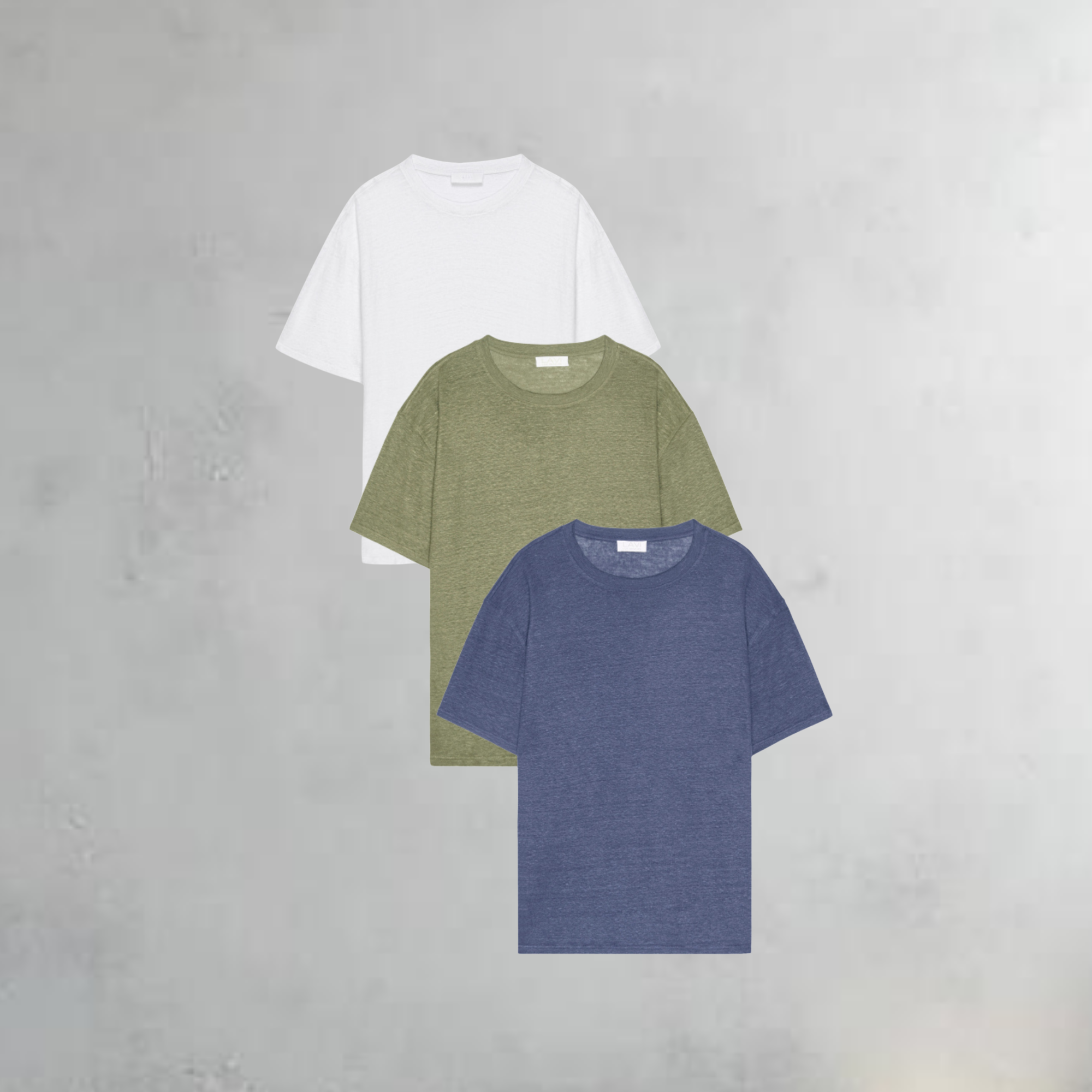 The Linen T-Shirt Oversized: The Team's 3-Pack