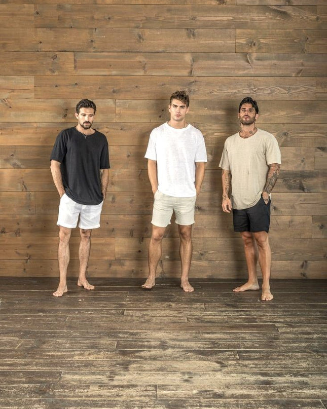 The Linen T-Shirt: Neutrals 3-Pack