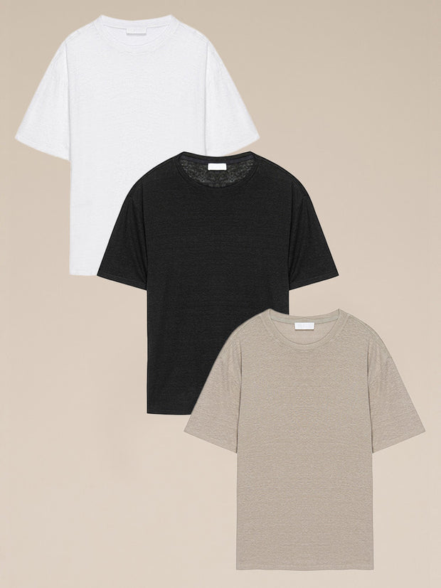 The Linen T-Shirt: Neutrals